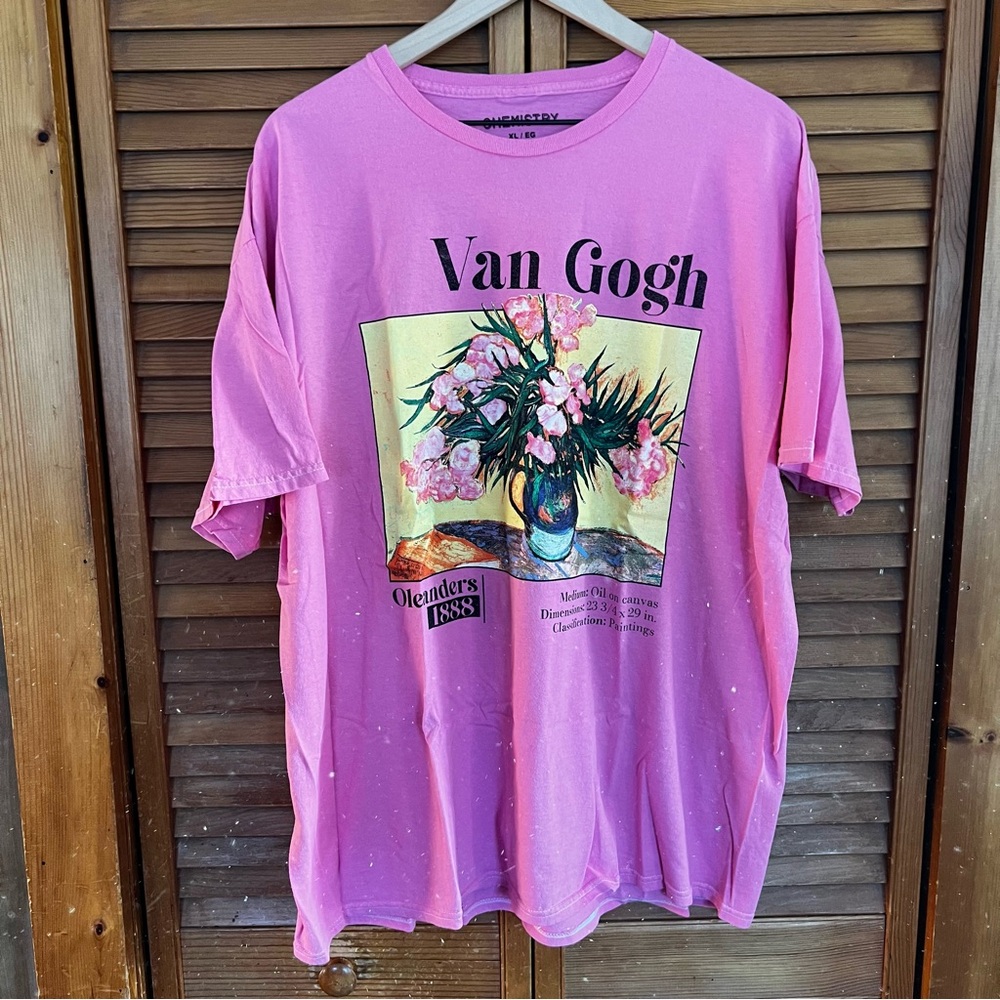Van Gogh Pink Graphic Tee